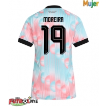 Camiseta Bélgica Diego Moreira #19 Visitante Equipación para mujer Mundial 2026 manga corta